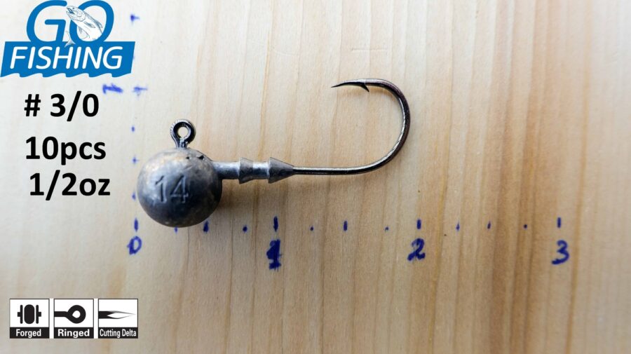 Jig Heads 3.5-14g, #2 - 3\0 (price per 10pcs = 1 pack)