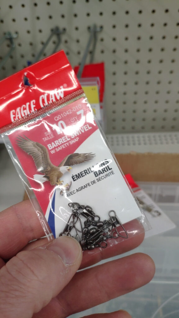 eagle glaw fishing snap
Weak! not for fishing lures!
Bulky
heavy
low quality useless swivel
cheap material